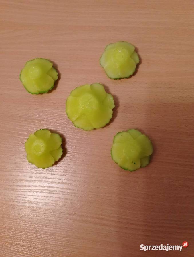 ŚWIECE pływające 5 sztuk zielone kwiatki wielkopolskie Złotniki