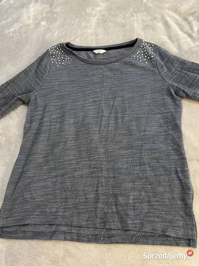 Sweter bluzka z rękawem 34 z diamencikami