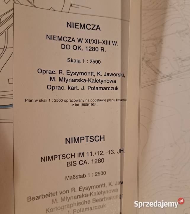 Niemcza Dolny Śląsk Nimptch plany miasta piwnic małopolskie