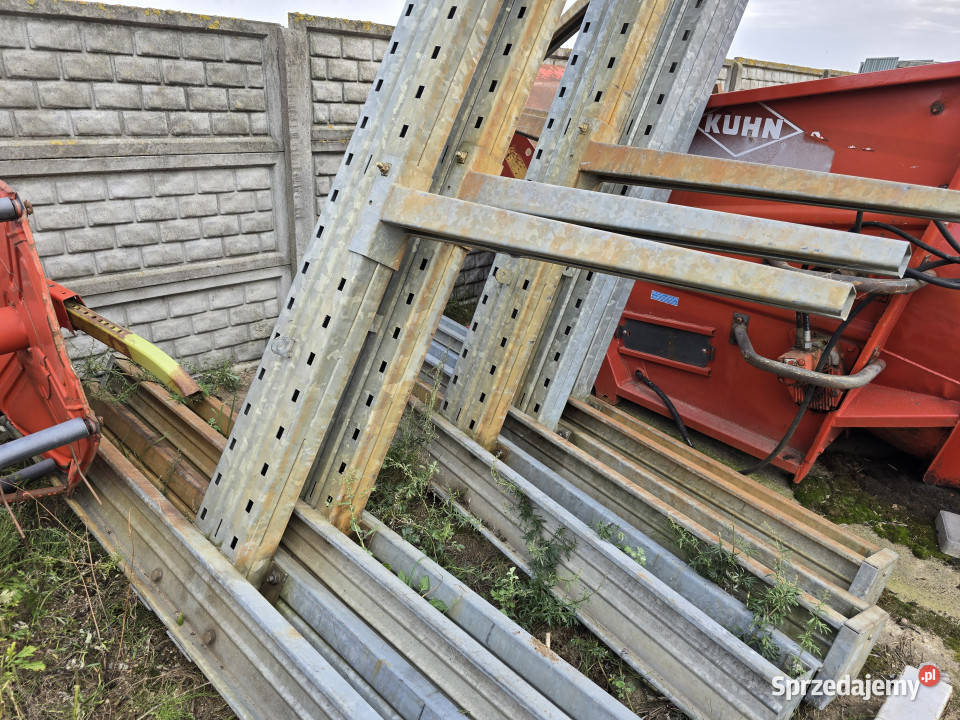 Regały wolnostojące duże 45 m h półki 1 m stopy Baliki