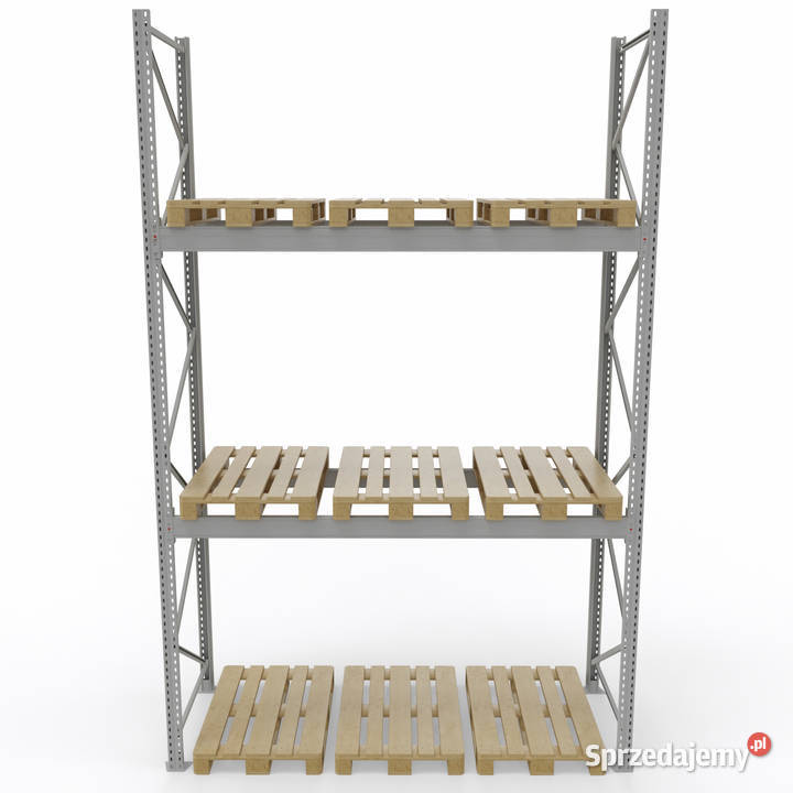 Regał paletowy wolnostojący H450 G110 L270 Warka