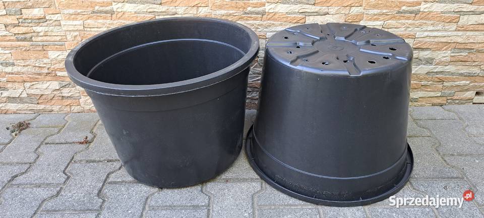 Doniczki 50 L śr 49 GRUBE SZEROKIE Oświęcim