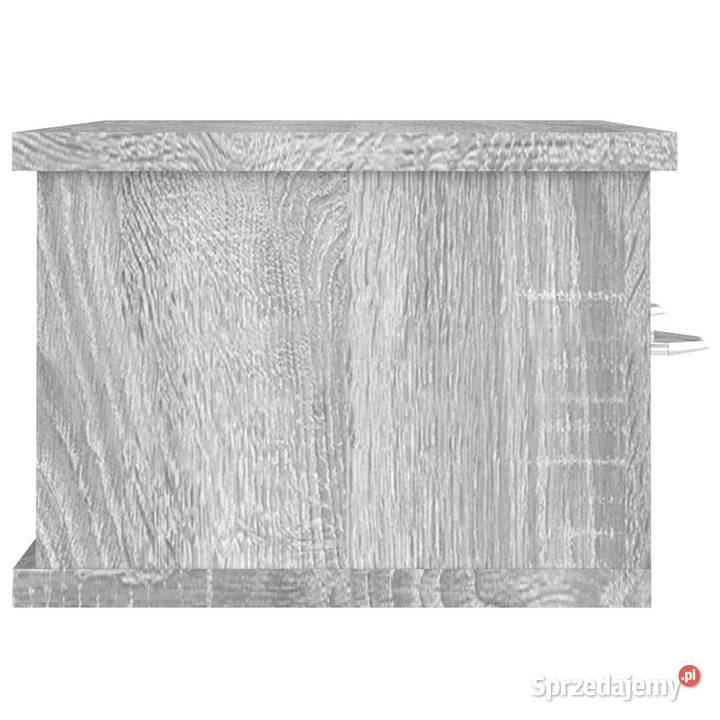 Szafka ścienna szary dąb sonoma 60x26x185 mazowieckie Warszawa