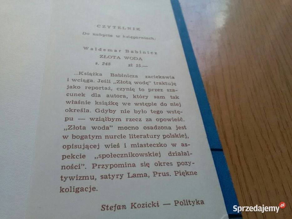 Obecny książka 1962r PRL