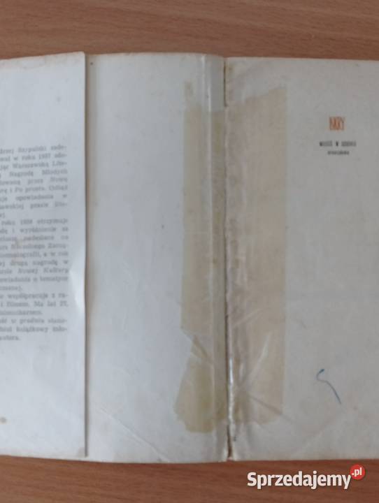 KSIĄŻKA Miłość w grudniu A Szypulski tomik Złotniki