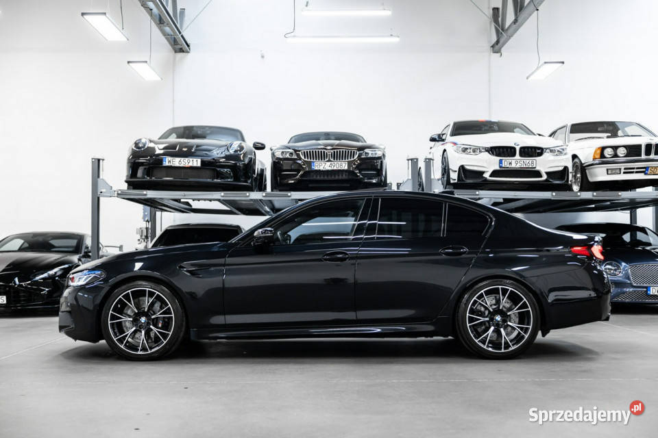 BMW M5 Competition FV 23 Bezwypadkowe Pierwszy czujnik martwego pola małopolskie Węgrzce sprzedam