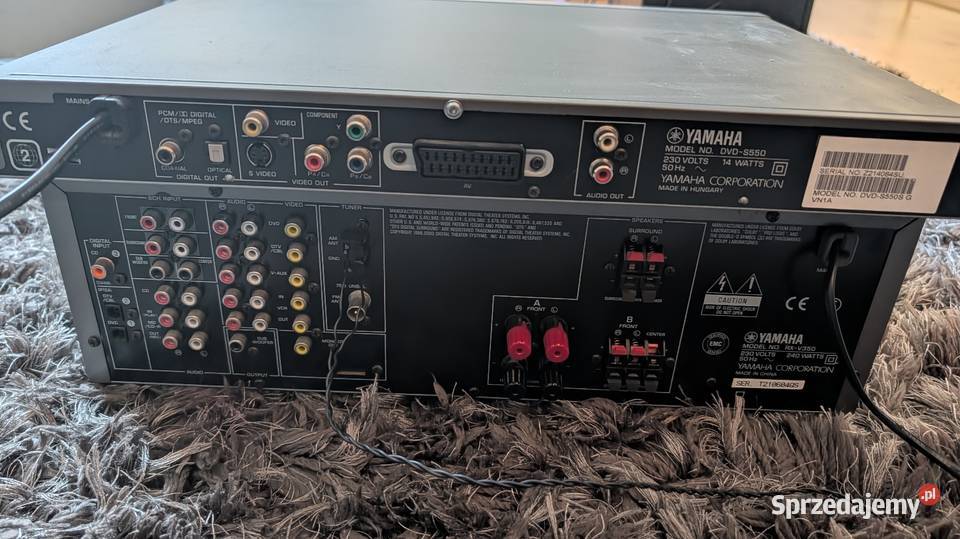 Zestaw Yamaha Amplituner kina domowego RXV350 Osiek