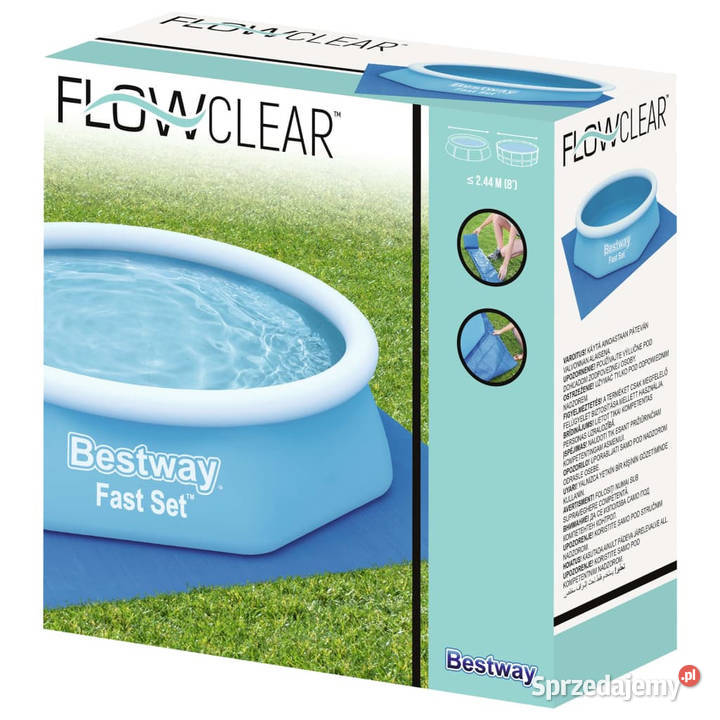 Bestway Mata pod basen Flowclear 274 x 274 mazowieckie