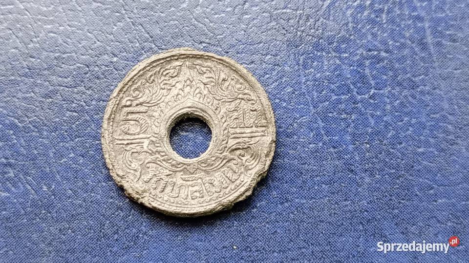 Stare monety 5 satang 2488 1945 Tajlandia
