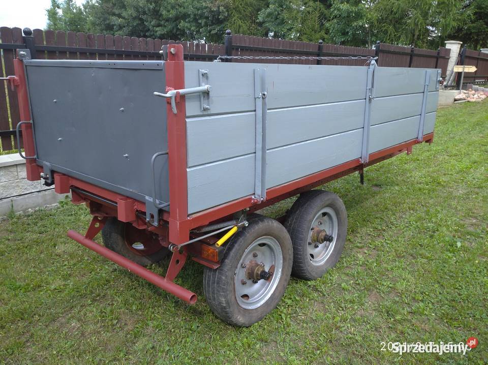 Przyczepa przyczepka rolnicza wywrotka wóz lubelskie Krasnystaw