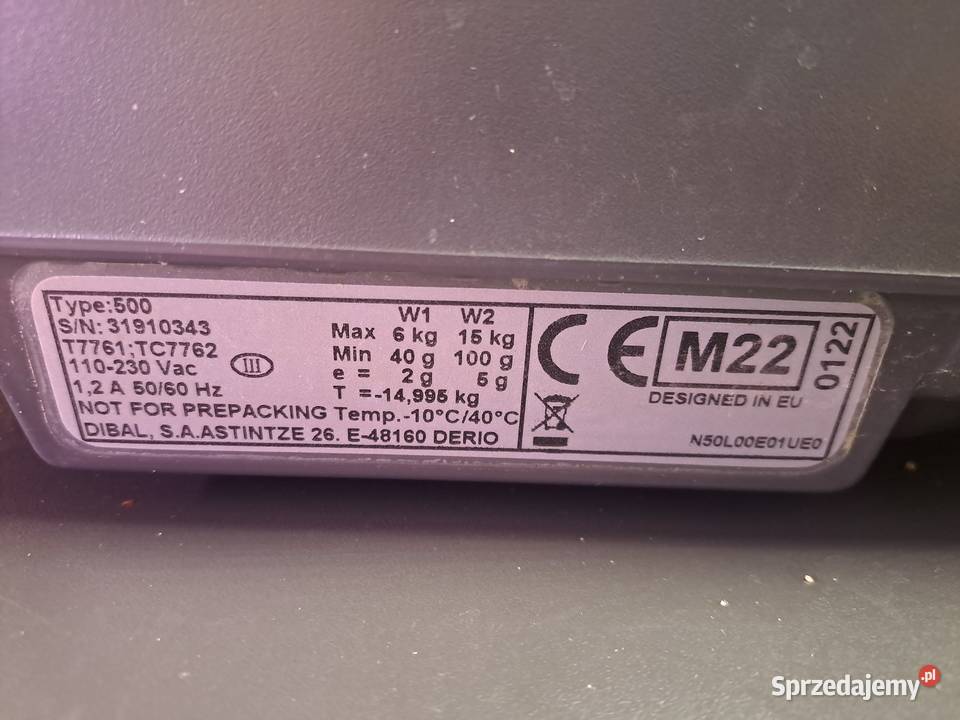 Waga etykietująca DIBAL W025T Stan