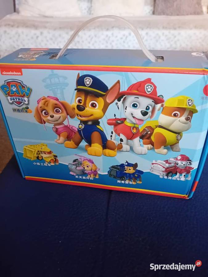 Nowy Zestaw Psi Patrol cztery pojazdy z pomorskie Malbork