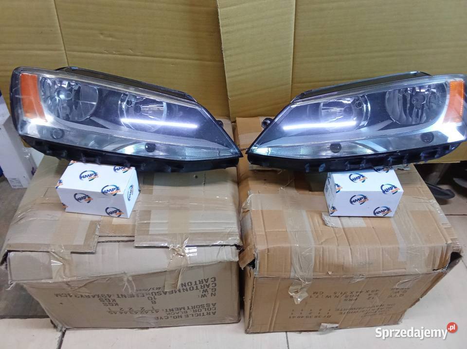 VW JettaUSA 5C7 reflektory LP orginal hella dolnośląskie Kamieniec Wrocławski sprzedam