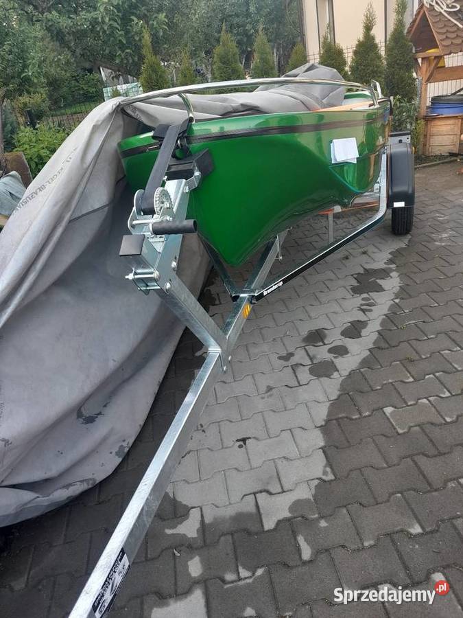 ŁÓDKA WĘDKARSKA NOWA relingi inox silnikNOWA Twardogóra