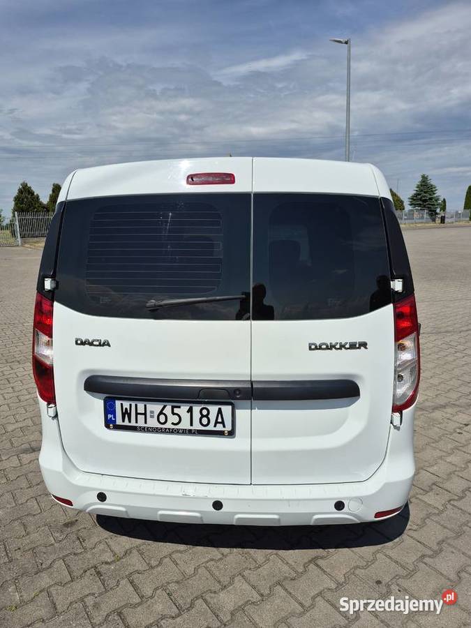 Dacia Dokker 15 Blue dCi Laureate 2018 Faktura welurowa tapicerka Dokker Rypin sprzedam