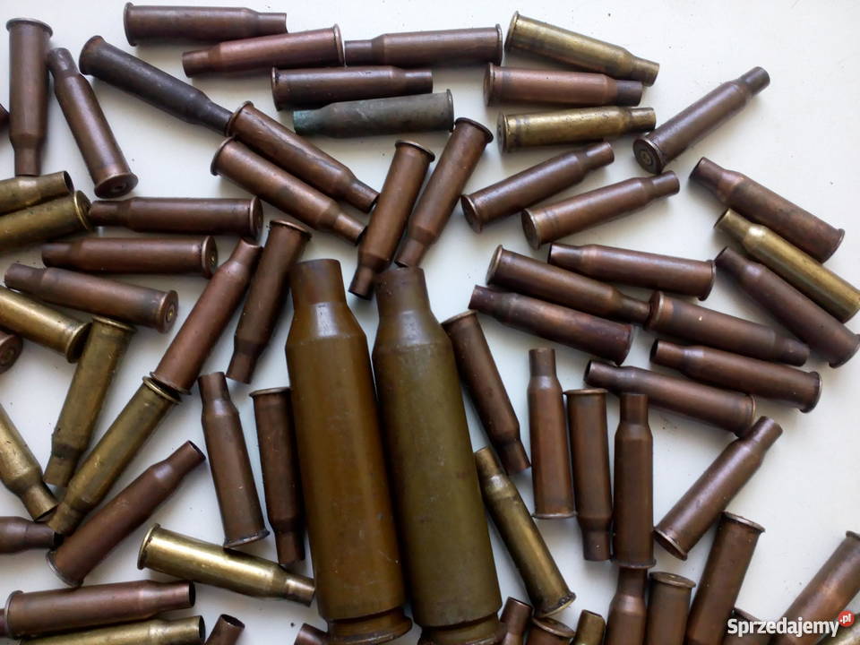 Zestaw łusek karabinowych mosin i innych Rzeszów