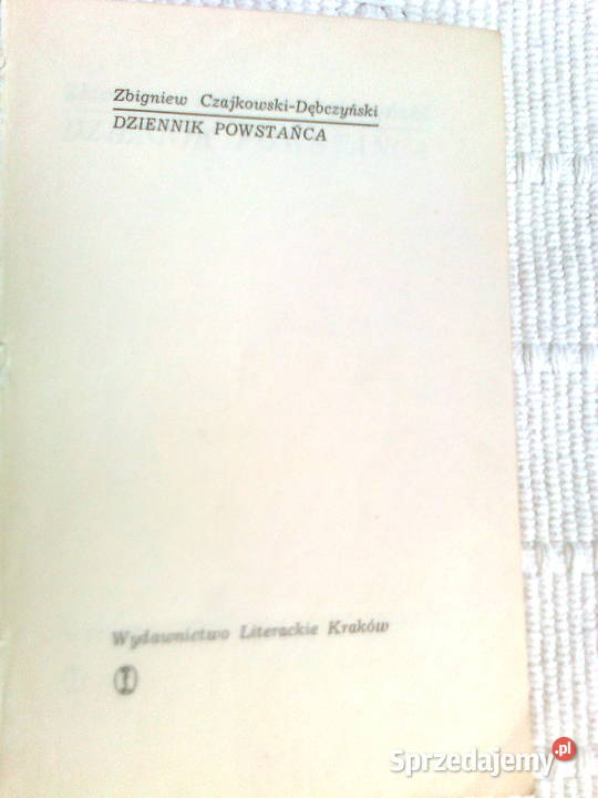 Dziennik powstańcaZbigniew CzajkowskiDębczyński miękka Warszawa