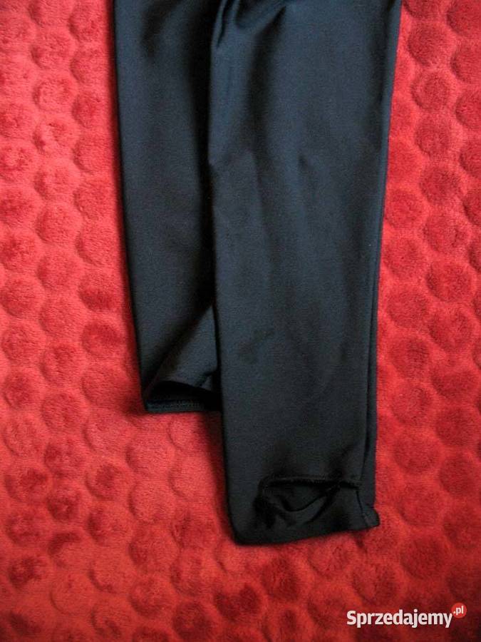 Spodnie legginsy Czarne 32 XXS biodra 62 82 sprzedam