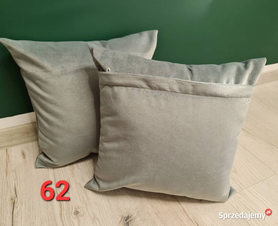 Zestaw 2 poszewek na poduszki 40x40 KRONOS szary wielkopolskie Kępno sprzedam