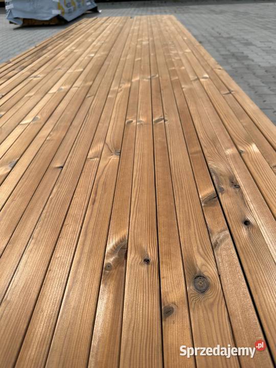 Deska elewacyjna thermo termo sosna lamela Pozostałe Prusice