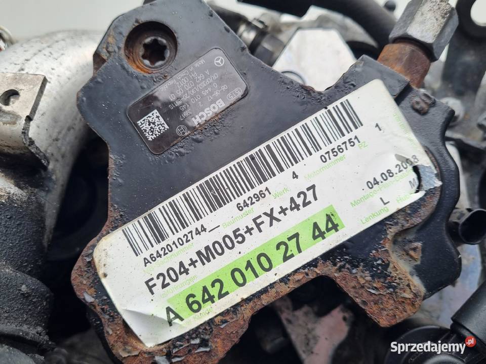 SILNIK KOMPLET Mercedes GLK X204 30 V6 CDI 224 osobowe Janów