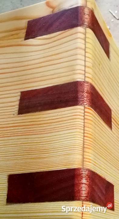 Ławka drewniana kwietnik półka siedzisko ozdoba Pozostałe Radków