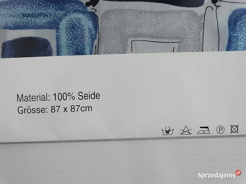 Elegancka Chusta Jedwabna 100 Seide Marka GIADA Biłgoraj