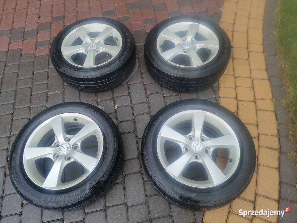 Mazda 3 felgi aluminiowe 5x1143 z oponami Opatowice