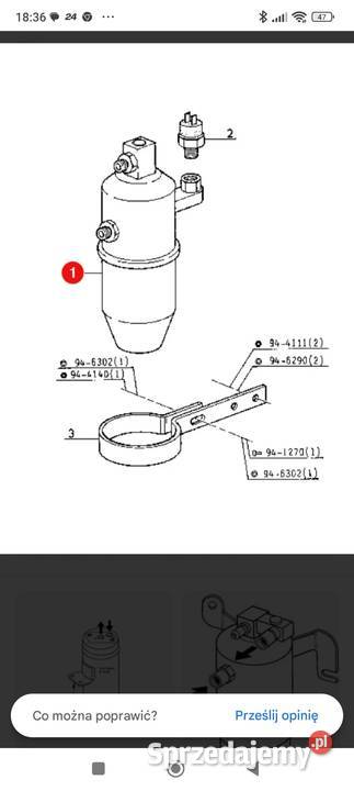 Osuszacz klimatyzacji 7700067304 Class Arion Części maszyn i innych pojazdów Wilkowo