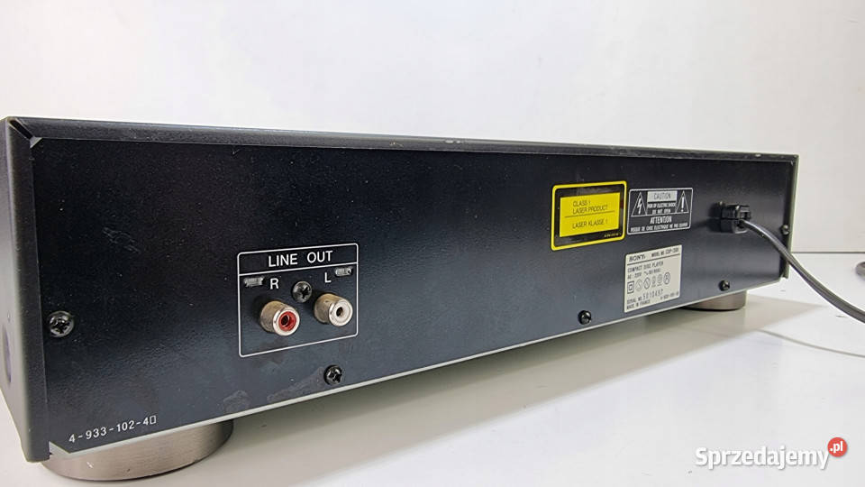 odtwarzacz kompaktowy CD player SONY CDP 390 Międzychód
