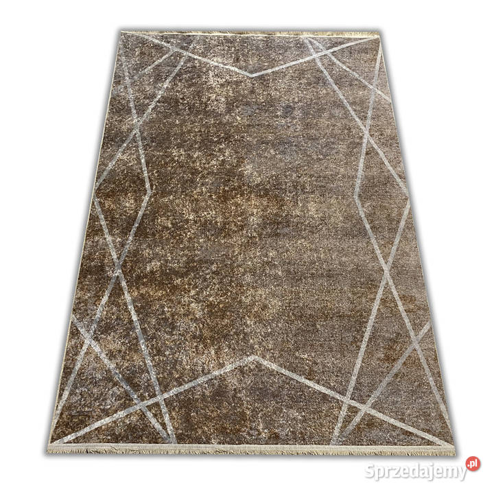 NOWOCZESNY DYWAN 130X190 PRINT 231827 CIENKI beżowy Białystok