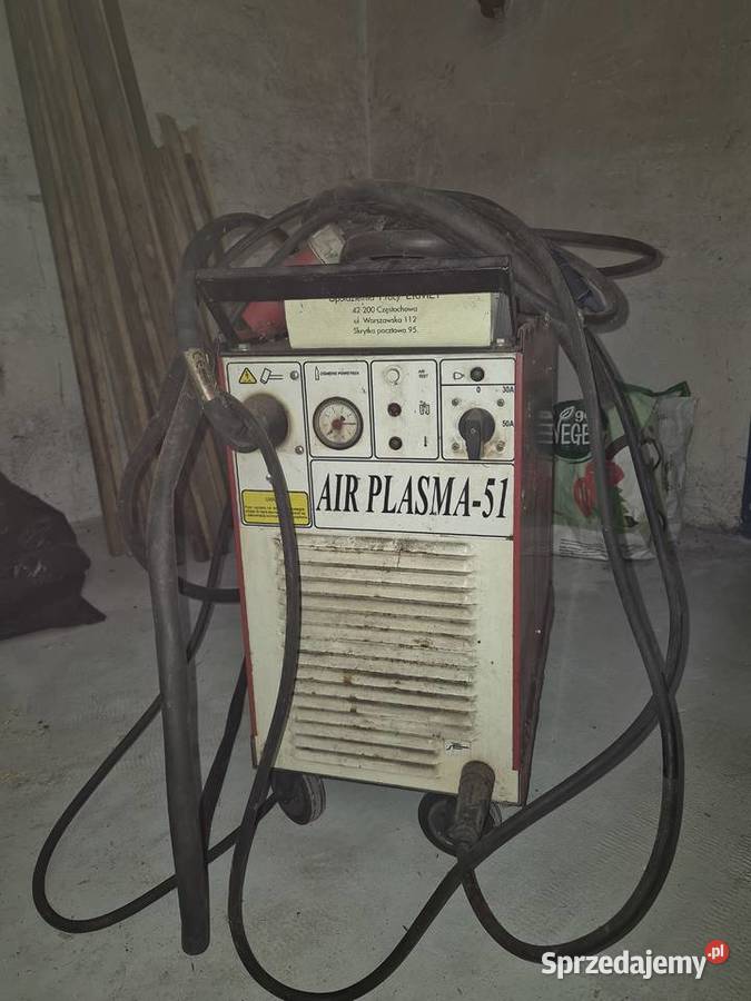 Przecinarka plazmowa do metalu Air Plasma 51 warmińsko-mazurskie Spręcowo