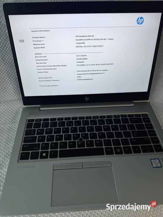 HP EliteBook 840 G5 Intel Core i58350U Laptopy i netbooki małopolskie Kraków