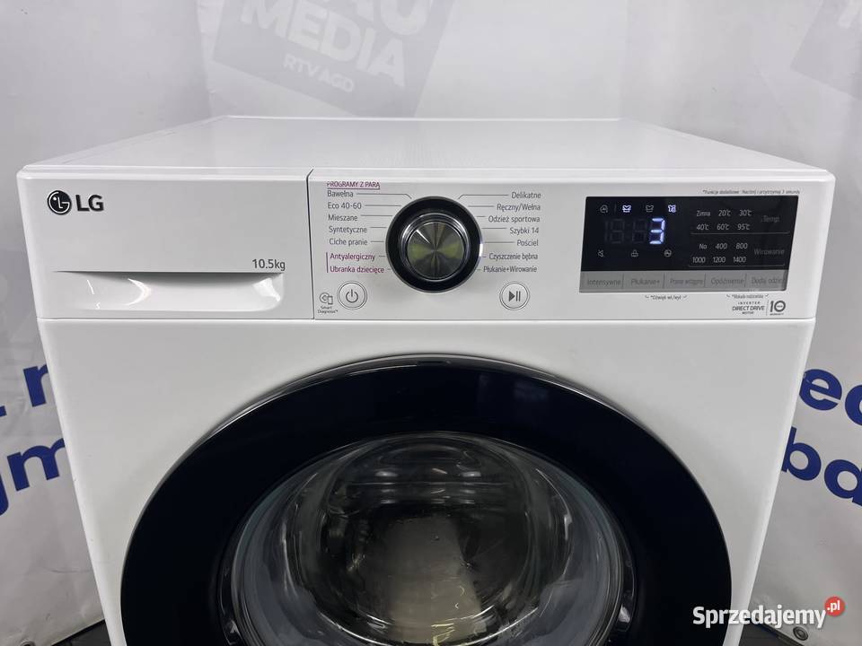 Pralka LG F4WV310S6A Funkcje AI 105 1400obrmin Warszawa