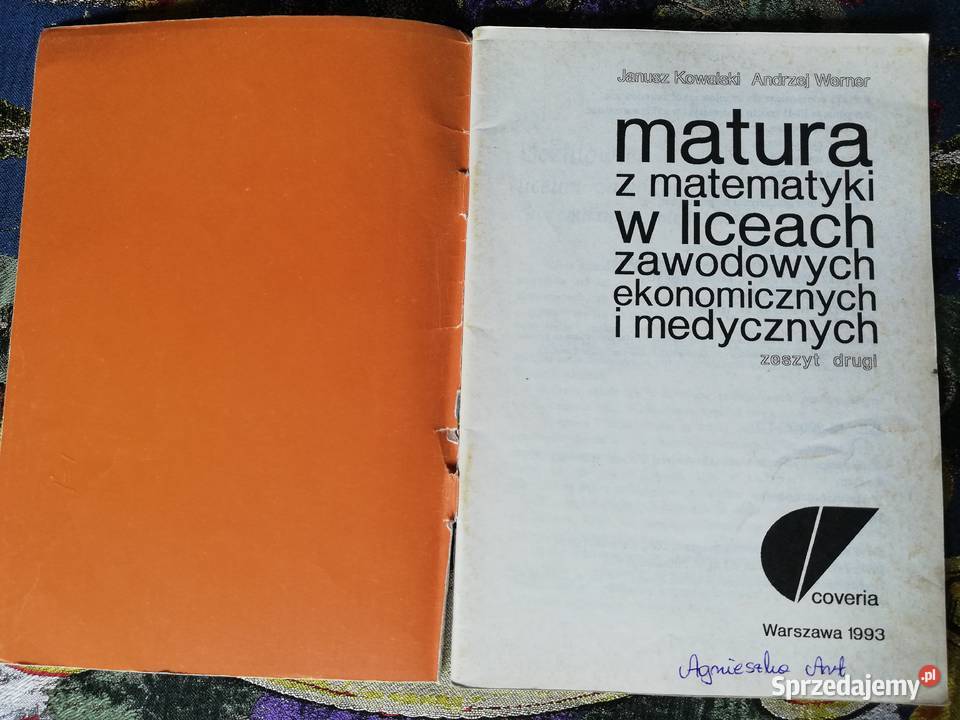 Matura z matematykiJanusz Kowalski AWerner Kraków
