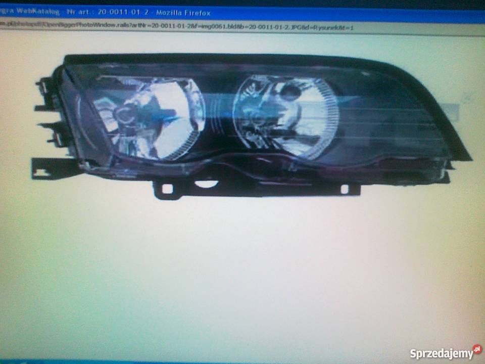 REFLEKTOR NOWE LEPR ELESIL H7H7 DO BMW 3 E46 Pruszków