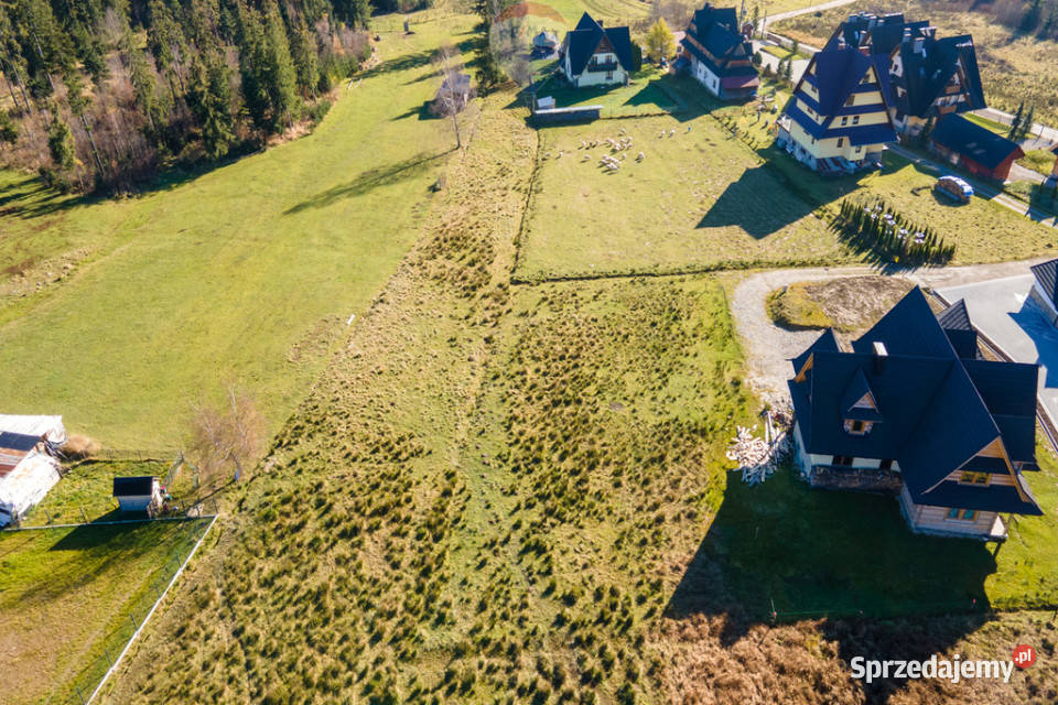 WIDOKOWA DZIAŁKA W KOŚCIELISKU budowlana Kościelisko
