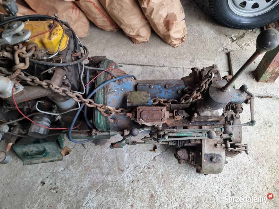 Silnik Perkins 3p skrzynia i reduktor Praga