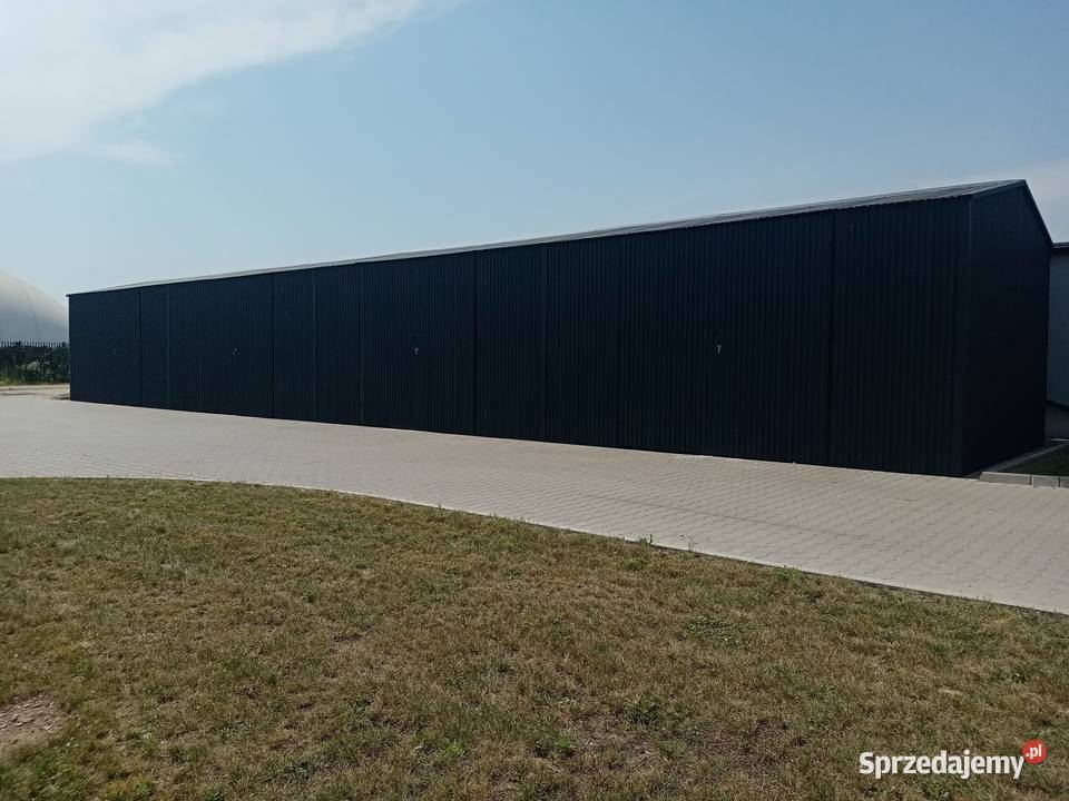 Garaż blaszany blaszak na wymiar Sprzedaż mazowieckie Podkowa Leśna