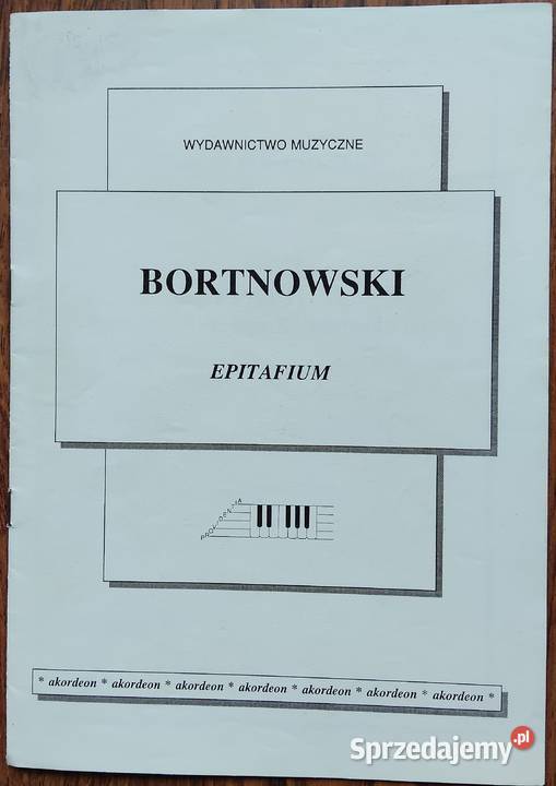 Epitafium Marcin Bortnowski Muzyka Szczecin sprzedam