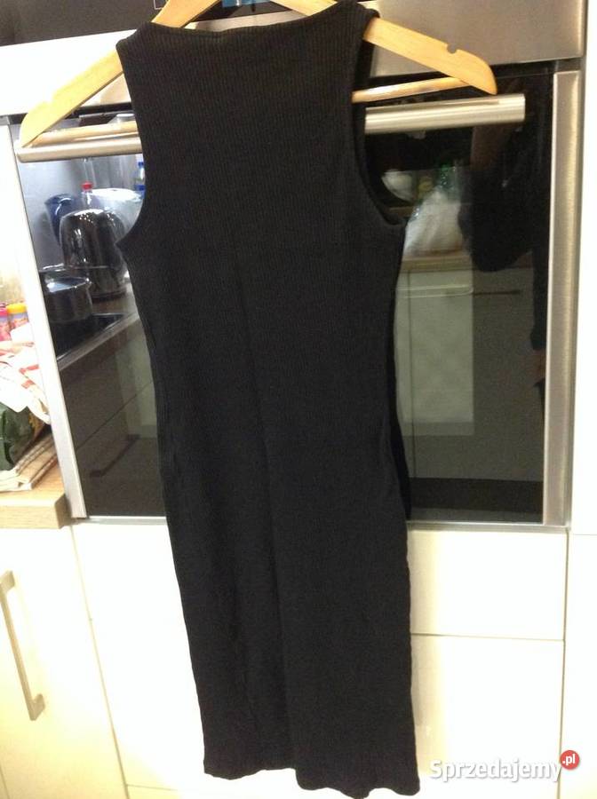 Czarna Sukienka Mini Damska SINSAY XS Prążek Nowa Sól