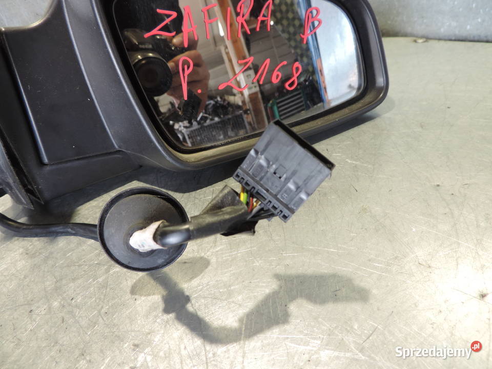 OPEL ZAFIRA B LUSTERKO PRAWE Z168