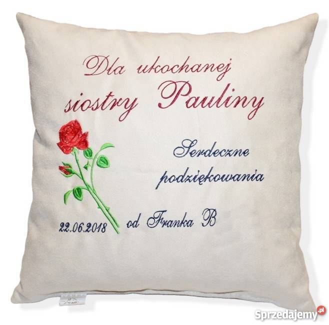 Poduszka Prezent Wychowawcy na Dzień Nauczyciela Grudziądz