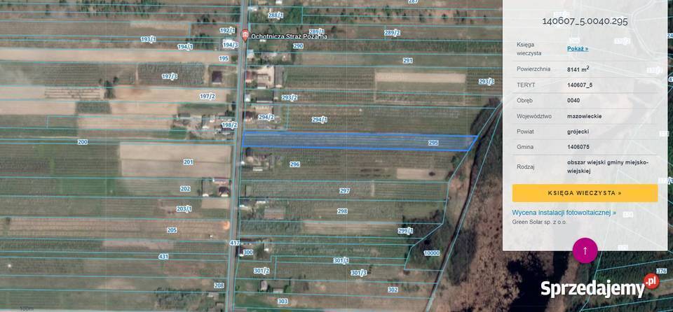 Działka 70 Warszawy Wólka Gostomska