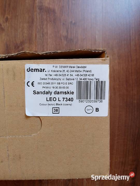 Nowe Sandały Robocze Damskie DEMAR LEO L 7340 SB