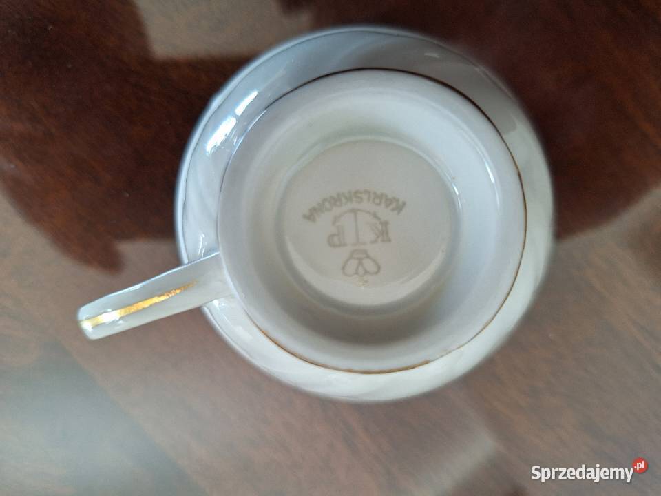 KP Karlskrona porcelana duo filiżanka i spodek 2 Gdańsk