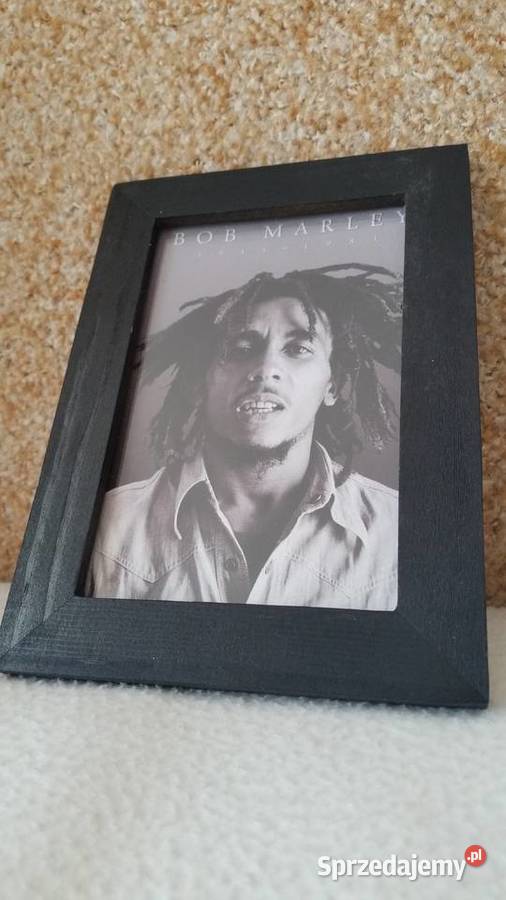 BOB MARLEY zdjęcie w drewnianej ramce Puławy