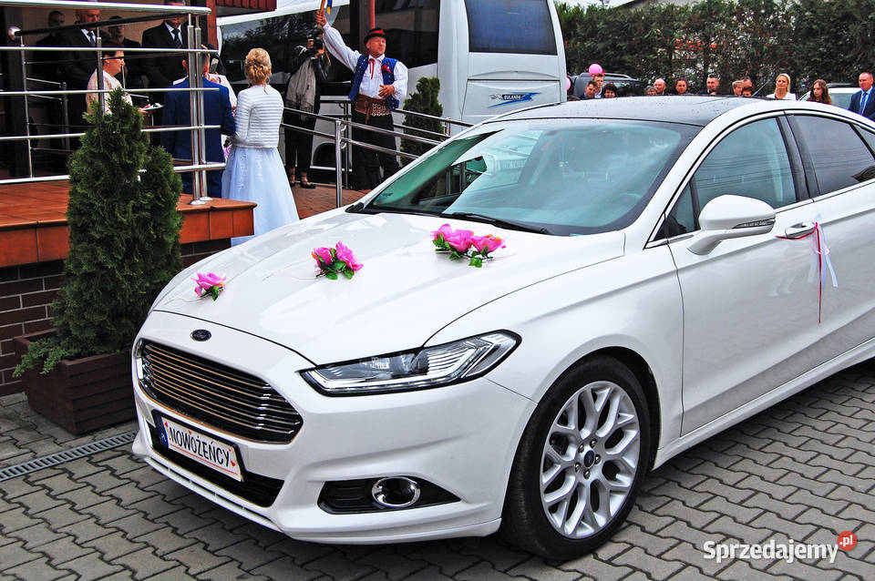 Samochód do Ślubu Auto na Ślub Biała Perła Śluby, wesela, przyjęcia Laskowa
