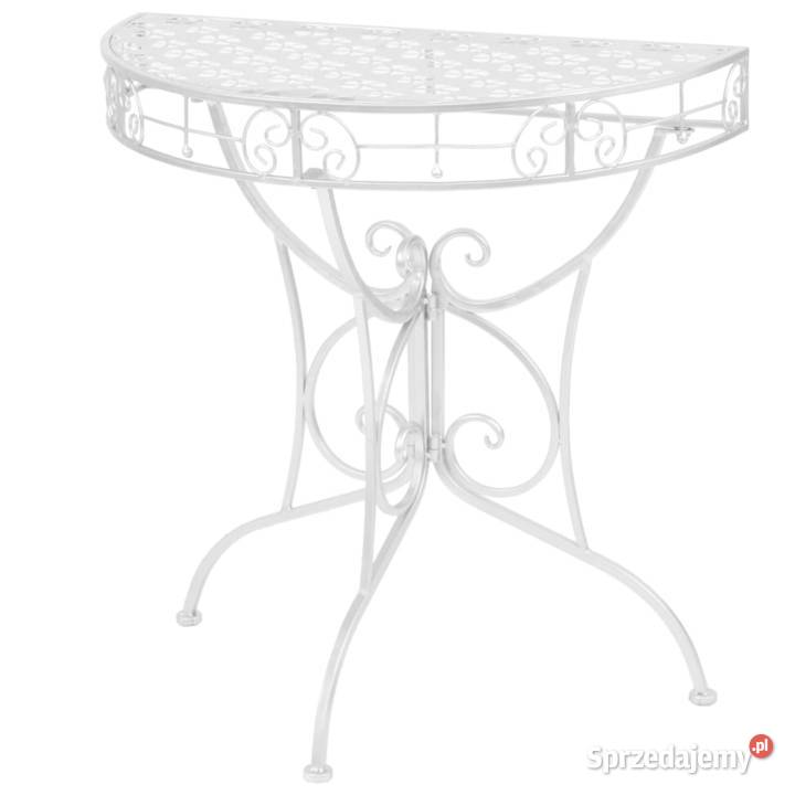 vidaXL Półokrągły stolik vintage mazowieckie