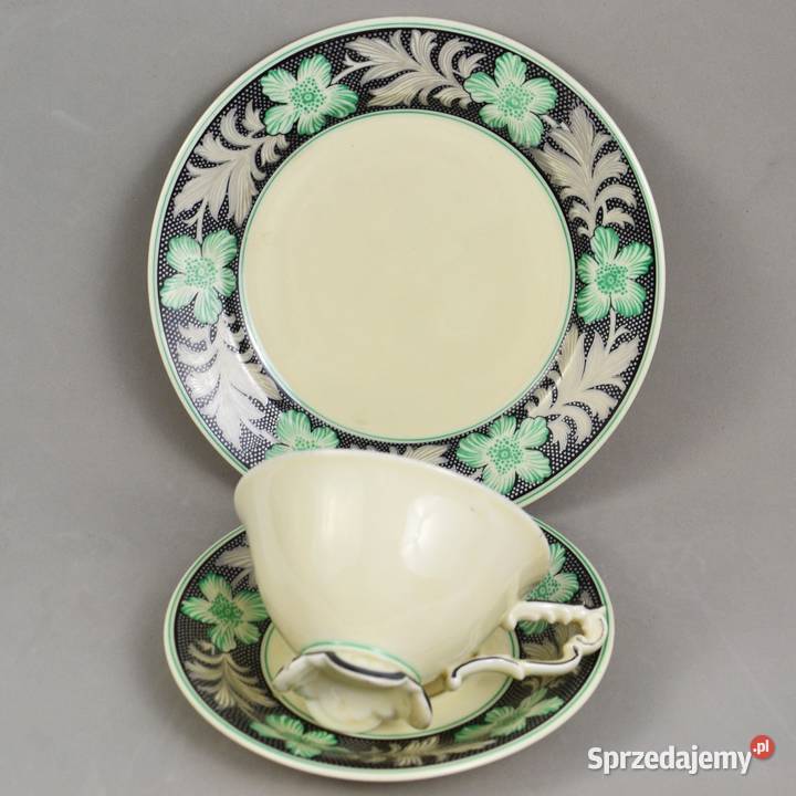 Zestaw śniadaniowy Seltmann Weiden Niemcy 192446 Porcelana i szkło Bronisze